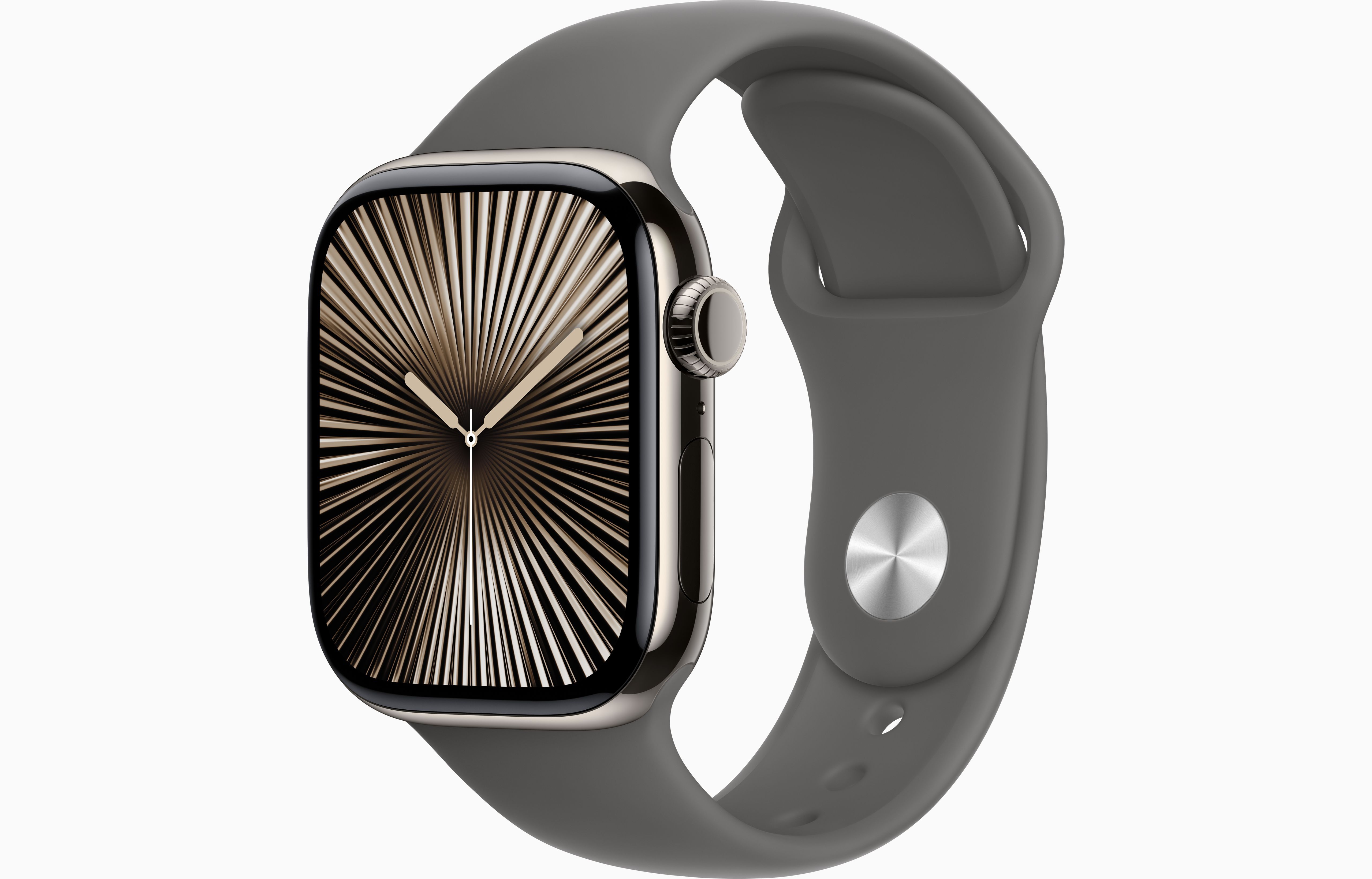 Часы Apple Watch Series 10 Titanium Natural 42mm GPS+Cellular Sport Band Stone Gray S/M, Watch Series 10
Часы Apple Watch Series 10 Titanium Natural 42mm GPS+Cellular Sport Band Stone Gray S/M, Watch Series 10