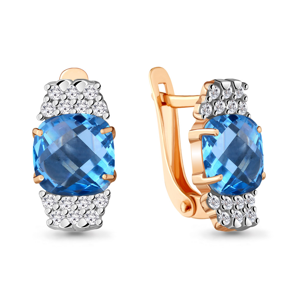 Серьги из серебра с топазом искусственным/фианитом Aquamarine 4736392А, 4736392А_925_з
Серьги из серебра с топазом искусственным/фианитом Aquamarine 4736392А, 4736392А_925_з