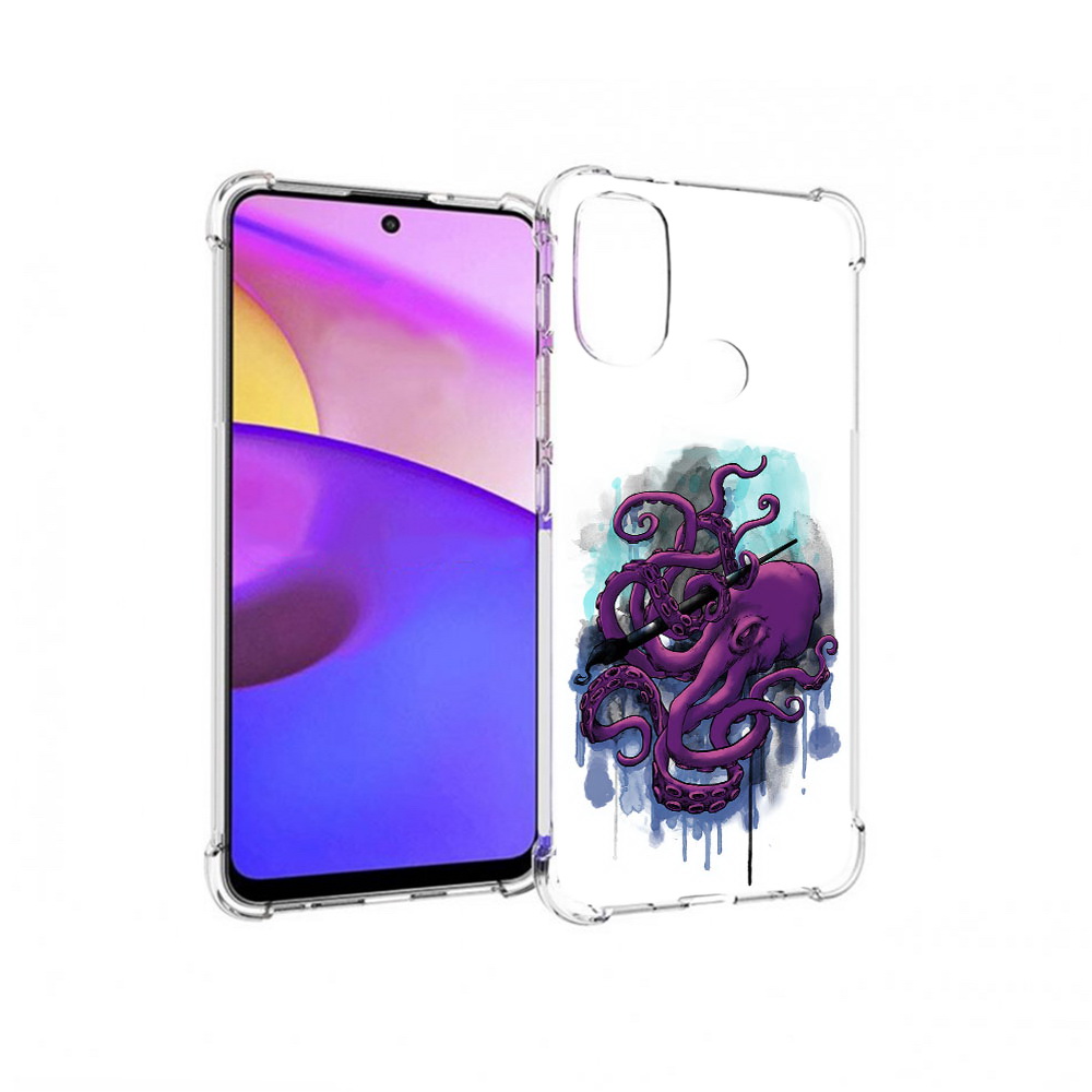 Чехол MyPads Tocco для Motorola Moto E30 фиолетовый осьминог (PT227074.357.658), Прозрачный, Tocco
Чехол MyPads Tocco для Motorola Moto E30 фиолетовый осьминог (PT227074.357.658), Прозрачный, Tocco