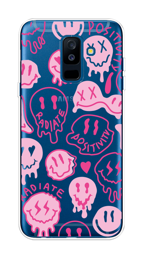 Чехол на Samsung Galaxy A6 Plus "Галлюциногенные смайлики", Прозрачный;розовый, 26050-1
Чехол на Samsung Galaxy A6 Plus "Галлюциногенные смайлики", Прозрачный;розовый, 26050-1