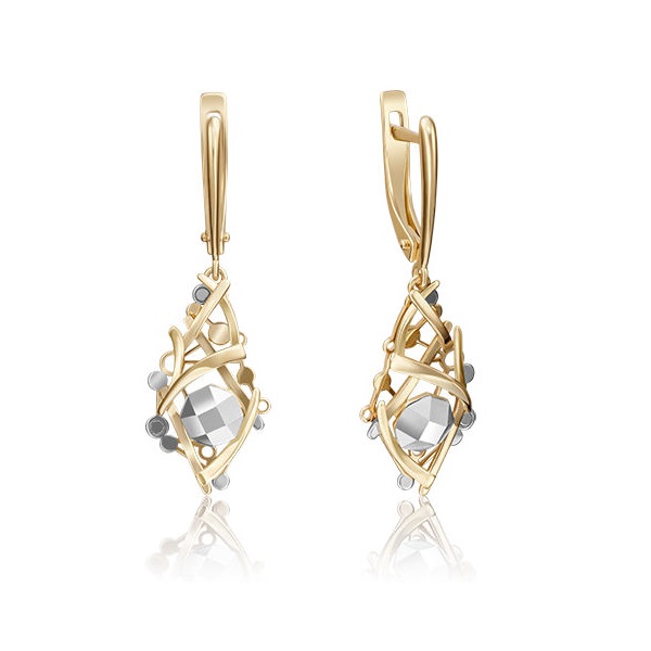 Серьги подвески из комбинированного золота PLATINA jewelry 02-4201-00-000-1121-48, 02-4201-00-000-1121-48
Серьги подвески из комбинированного золота PLATINA jewelry 02-4201-00-000-1121-48, 02-4201-00-000-1121-48