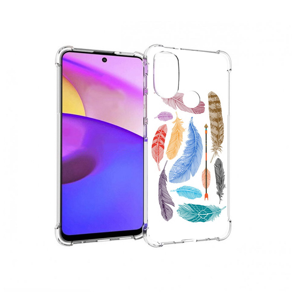 Чехол MyPads Tocco для Motorola Moto E30 разноцветные перья (PT227074.357.572), Прозрачный, Tocco
Чехол MyPads Tocco для Motorola Moto E30 разноцветные перья (PT227074.357.572), Прозрачный, Tocco