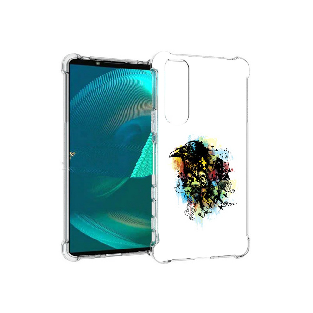 Чехол MyPads Tocco для Sony Xperia 5 III ворон и черепа (PT172137.231.273), Прозрачный, Tocco
Чехол MyPads Tocco для Sony Xperia 5 III ворон и черепа (PT172137.231.273), Прозрачный, Tocco