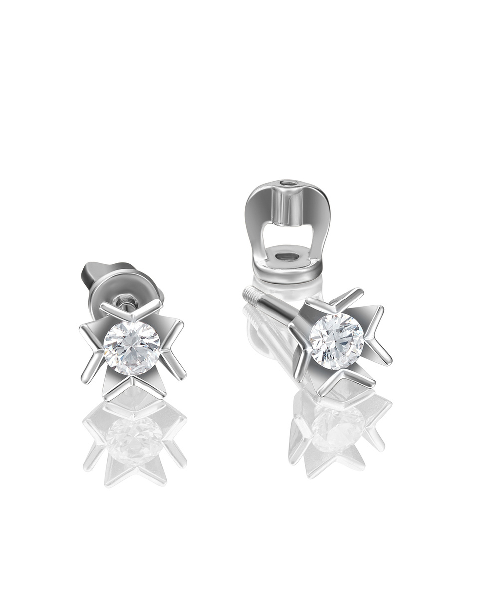 Серьги из белого золота с бриллиантом PLATINA jewelry 02-4162-00-101-1120-30, 02-4162-00-101-1120-30
Серьги из белого золота с бриллиантом PLATINA jewelry 02-4162-00-101-1120-30, 02-4162-00-101-1120-30