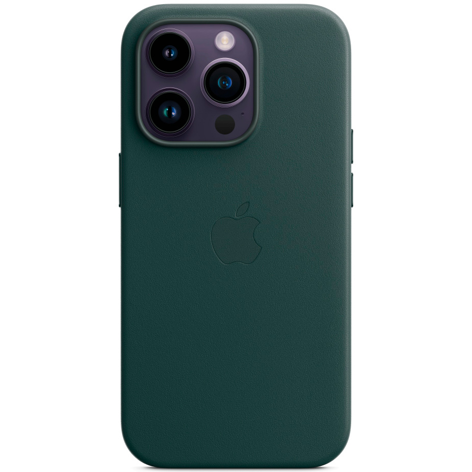 Чехол для смартфона iPhone 14 Pro Leather Case with MagSafe, «лесной зеленый», Зеленый
Чехол для смартфона iPhone 14 Pro Leather Case with MagSafe, «лесной зеленый», Зеленый