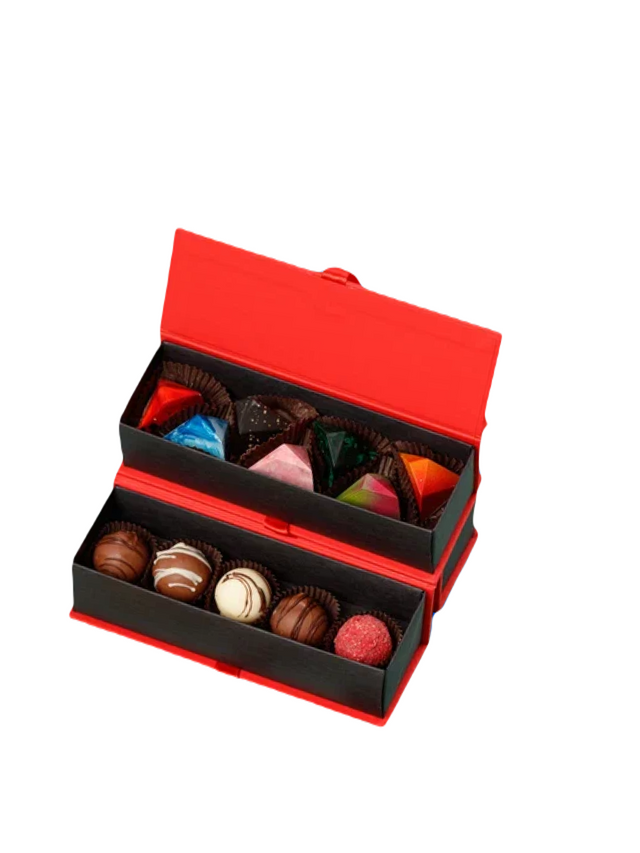Набор из двух коробок шоколадных конфет ручной работы VioChoco Трюфели и Минералы, 270гр
Набор из двух коробок шоколадных конфет ручной работы VioChoco Трюфели и Минералы, 270гр