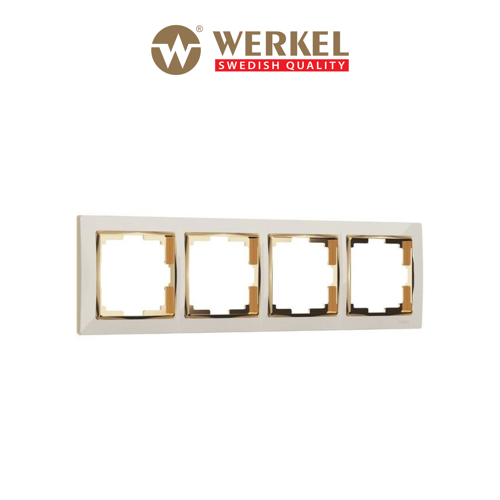 Рамка для розетки / выключателя на 4 поста Werkel W0041932 Snabb слоновая кость/золото, Бежевый, Snabb
Рамка для розетки / выключателя на 4 поста Werkel W0041932 Snabb слоновая кость/золото, Бежевый, Snabb