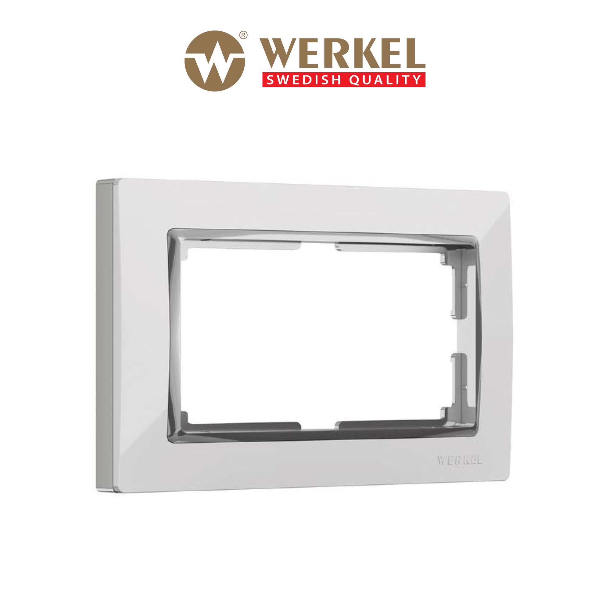 Рамка для розетки/выключателя для двойной розетки Werkel W0081901 Snabb белый/хром пластик, для двойной розетки
Рамка для розетки/выключателя для двойной розетки Werkel W0081901 Snabb белый/хром пластик, для двойной розетки