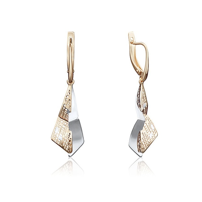 Серьги из белого, красного золота без вставки PLATINA jewelry 02-4000-00-000-1111-65, 02-4000-00-000-1111-65
Серьги из белого, красного золота без вставки PLATINA jewelry 02-4000-00-000-1111-65, 02-4000-00-000-1111-65
