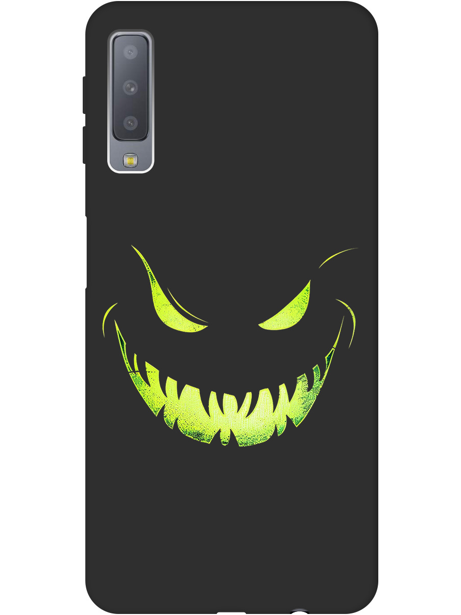 Силиконовый чехол на Samsung Galaxy A7 (2018) с принтом "Зловещая улыбка" матовый черный, Черный;зеленый, 719709172
Силиконовый чехол на Samsung Galaxy A7 (2018) с принтом "Зловещая улыбка" матовый черный, Черный;зеленый, 719709172