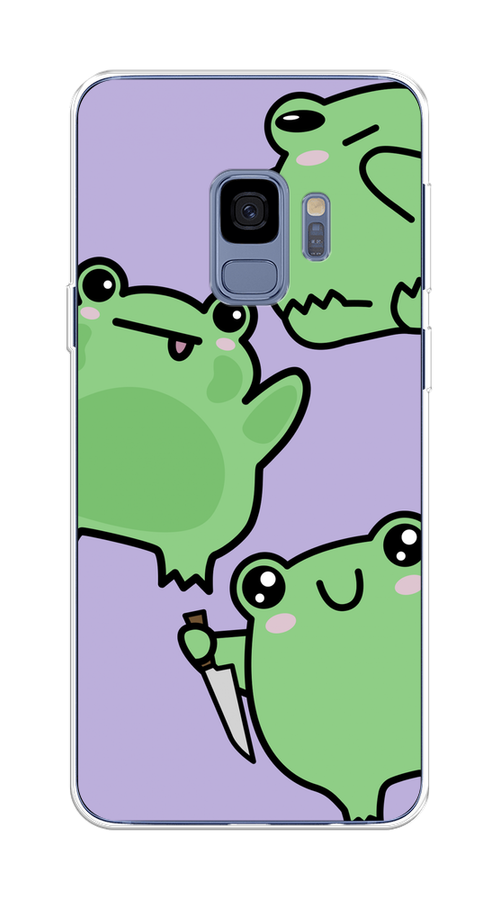 Чехол на Samsung Galaxy S9 "Опасные лягушата", Фиолетовый;зеленый;черный, 25750-1
Чехол на Samsung Galaxy S9 "Опасные лягушата", Фиолетовый;зеленый;черный, 25750-1