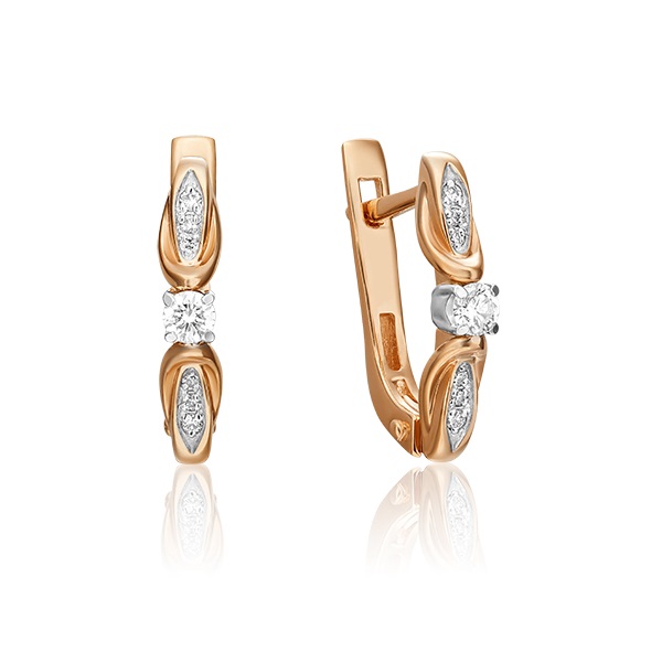 Серьги из комбинированного золота с бриллиантом PLATINA jewelry 02-3845-00-101-1111-30, 02-3845-00-101-1111-30
Серьги из комбинированного золота с бриллиантом PLATINA jewelry 02-3845-00-101-1111-30, 02-3845-00-101-1111-30