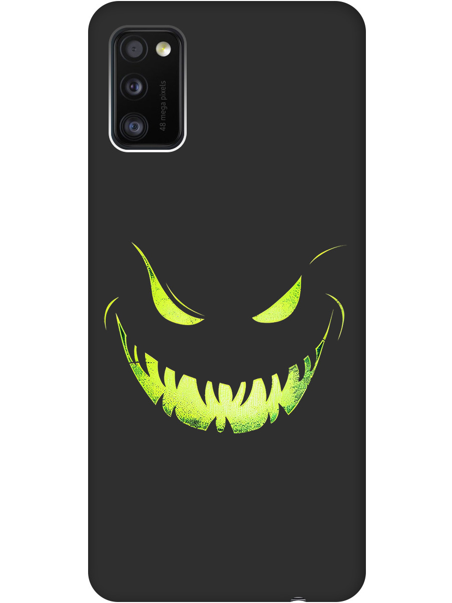 Силиконовый чехол на Samsung Galaxy A41 с принтом "Зловещая улыбка" матовый черный, Черный;зеленый, 722821072
Силиконовый чехол на Samsung Galaxy A41 с принтом "Зловещая улыбка" матовый черный, Черный;зеленый, 722821072