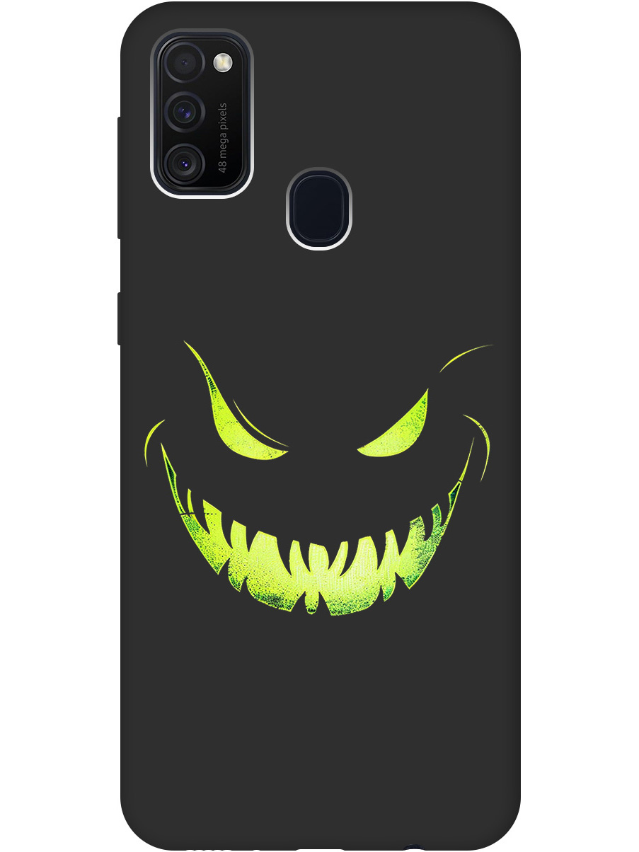 Силиконовый чехол на Samsung Galaxy M21 / M30s с принтом "Зловещая улыбка" матовый черный, Черный;зеленый, 723067672
Силиконовый чехол на Samsung Galaxy M21 / M30s с принтом "Зловещая улыбка" матовый черный, Черный;зеленый, 723067672