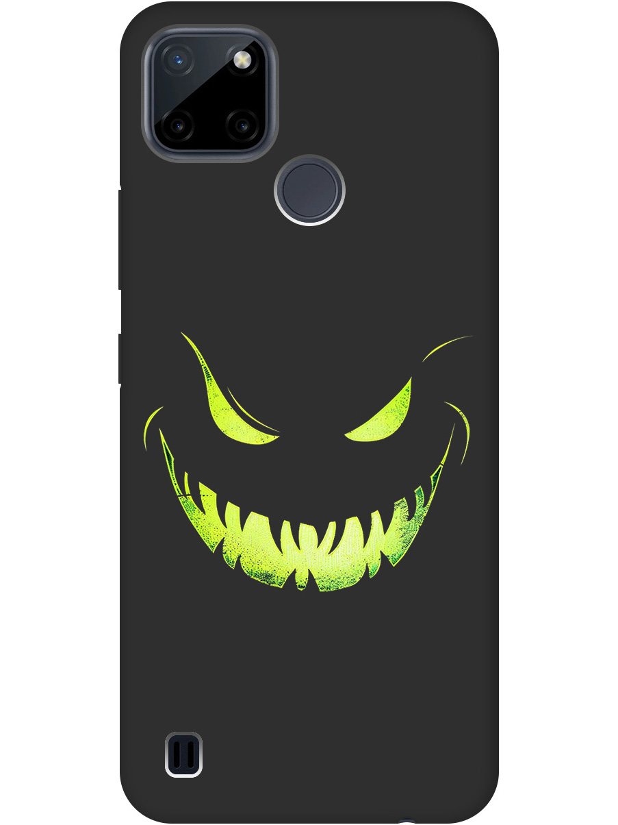 Силиконовый чехол на Realme C21Y с принтом "Зловещая улыбка" матовый черный, Черный;зеленый, 735001172
Силиконовый чехол на Realme C21Y с принтом "Зловещая улыбка" матовый черный, Черный;зеленый, 735001172