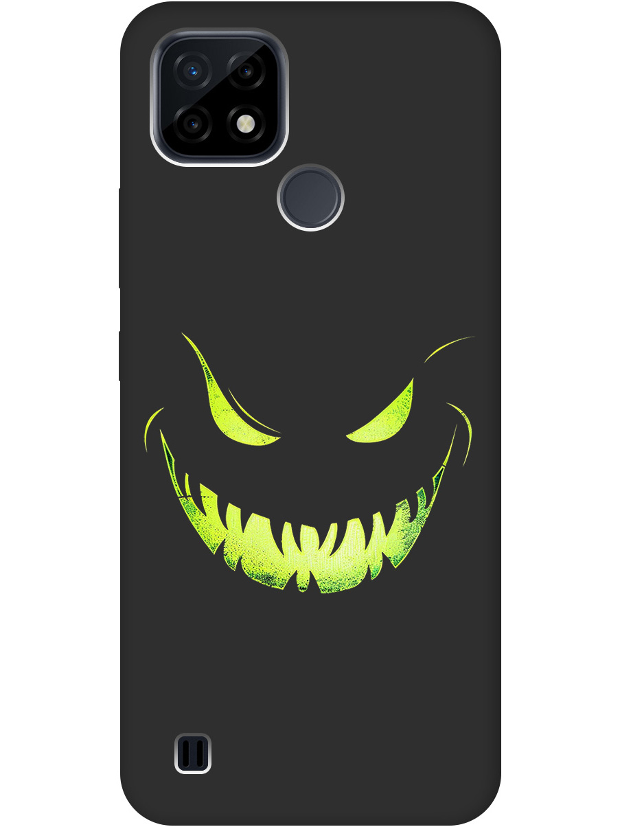 Силиконовый чехол на realme C21 с принтом "Зловещая улыбка" матовый черный, Черный;зеленый, 726147572
Силиконовый чехол на realme C21 с принтом "Зловещая улыбка" матовый черный, Черный;зеленый, 726147572