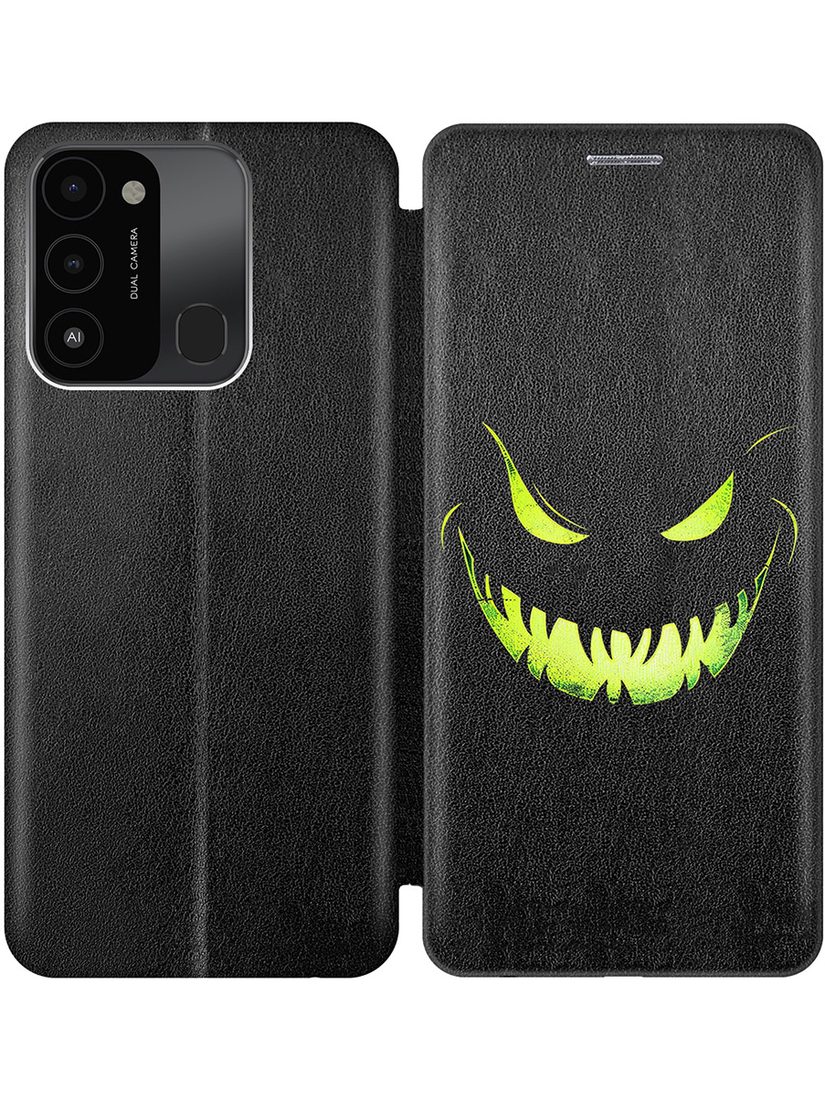 Чехол-книжка на Tecno Spark 8C / Go 2022 с принтом "Зловещая улыбка" черный, Черный;зеленый, 778678072
Чехол-книжка на Tecno Spark 8C / Go 2022 с принтом "Зловещая улыбка" черный, Черный;зеленый, 778678072