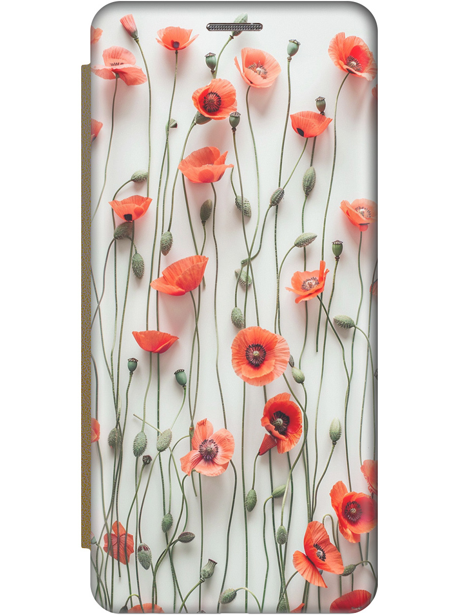 Чехол-книжка на Infinix Smart 6 Plus с рисунком "Маки на белой стене" золотой, Белый;красный, 20000392
Чехол-книжка на Infinix Smart 6 Plus с рисунком "Маки на белой стене" золотой, Белый;красный, 20000392