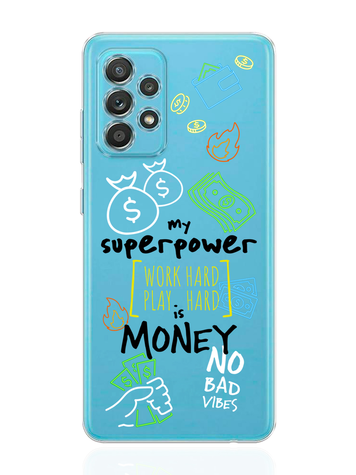 Чехол MustHaveCase для Samsung Galaxy A33 My Superpower is Money прозрачный, Разноцветный
Чехол MustHaveCase для Samsung Galaxy A33 My Superpower is Money прозрачный, Разноцветный