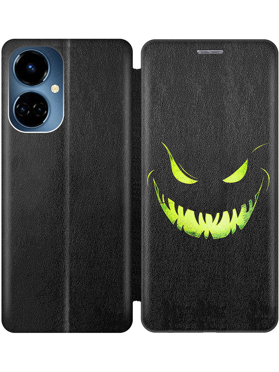 Чехол-книжка на Tecno Camon 19 / 19 Pro с принтом "Зловещая улыбка" черный, Черный;зеленый, 778675872
Чехол-книжка на Tecno Camon 19 / 19 Pro с принтом "Зловещая улыбка" черный, Черный;зеленый, 778675872