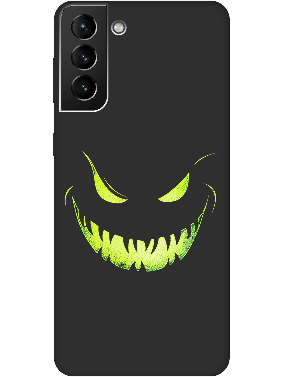 Силиконовый чехол на Samsung Galaxy S21+ с принтом "Зловещая улыбка" матовый черный, Черный;зеленый, 724127572
Силиконовый чехол на Samsung Galaxy S21+ с принтом "Зловещая улыбка" матовый черный, Черный;зеленый, 724127572