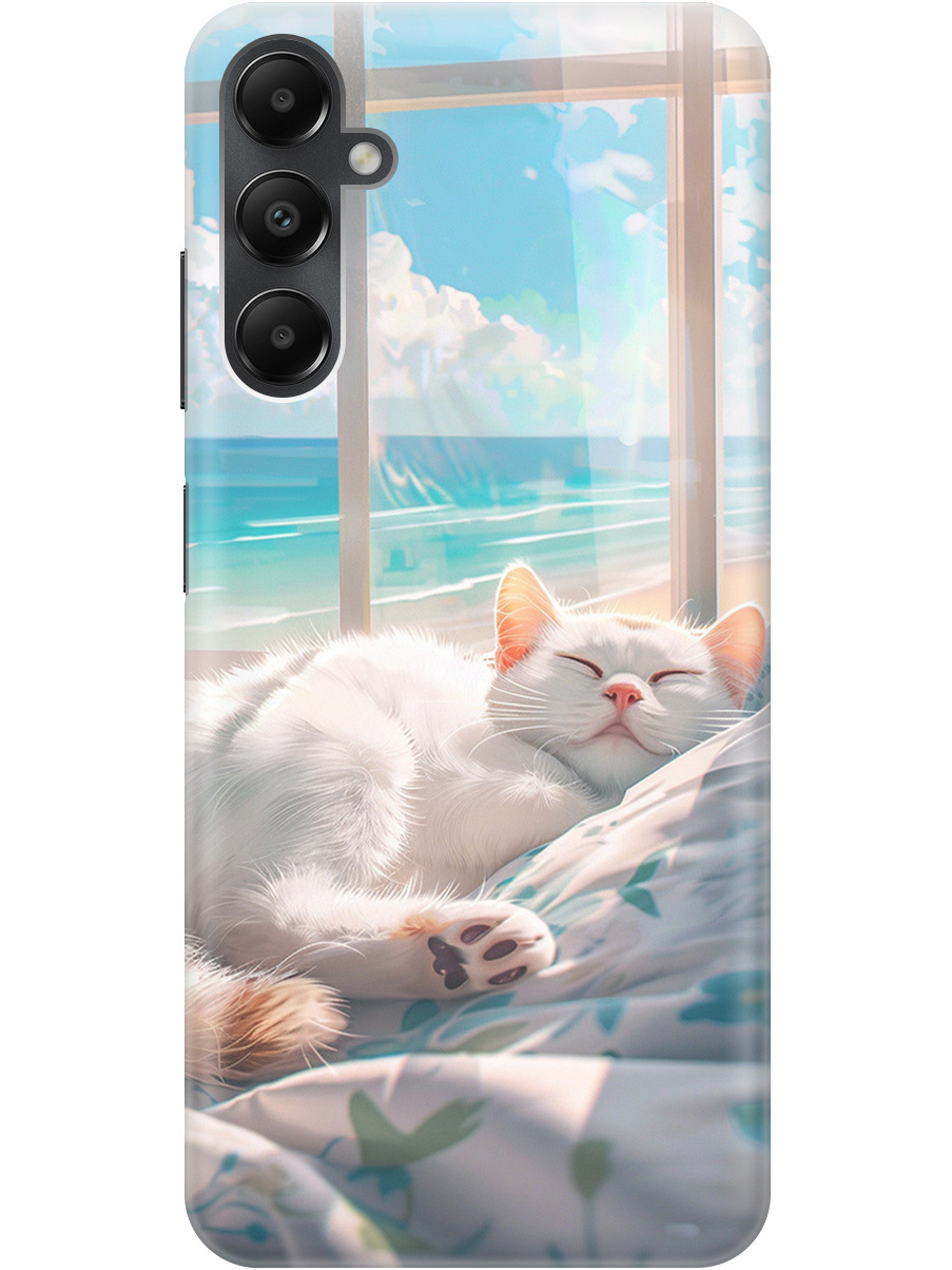 Силиконовый чехол на Samsung Galaxy A05s с принтом "Отдыхающий котик", Прозрачный;белый;голубой, 776583712
Силиконовый чехол на Samsung Galaxy A05s с принтом "Отдыхающий котик", Прозрачный;белый;голубой, 776583712