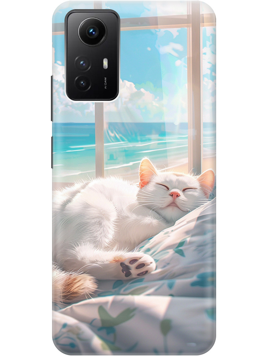 Силиконовый чехол на Xiaomi Redmi Note 12s с принтом "Отдыхающий котик", Прозрачный;белый;голубой, 778676912
Силиконовый чехол на Xiaomi Redmi Note 12s с принтом "Отдыхающий котик", Прозрачный;белый;голубой, 778676912