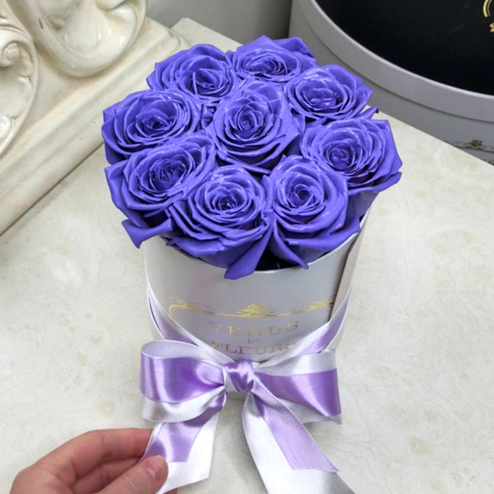 Цветы в коробке Venus in Fleurs 9 фиолетовых роз в коробке 809926, 9 фиолетовых роз в коробке
Цветы в коробке Venus in Fleurs 9 фиолетовых роз в коробке 809926, 9 фиолетовых роз в коробке