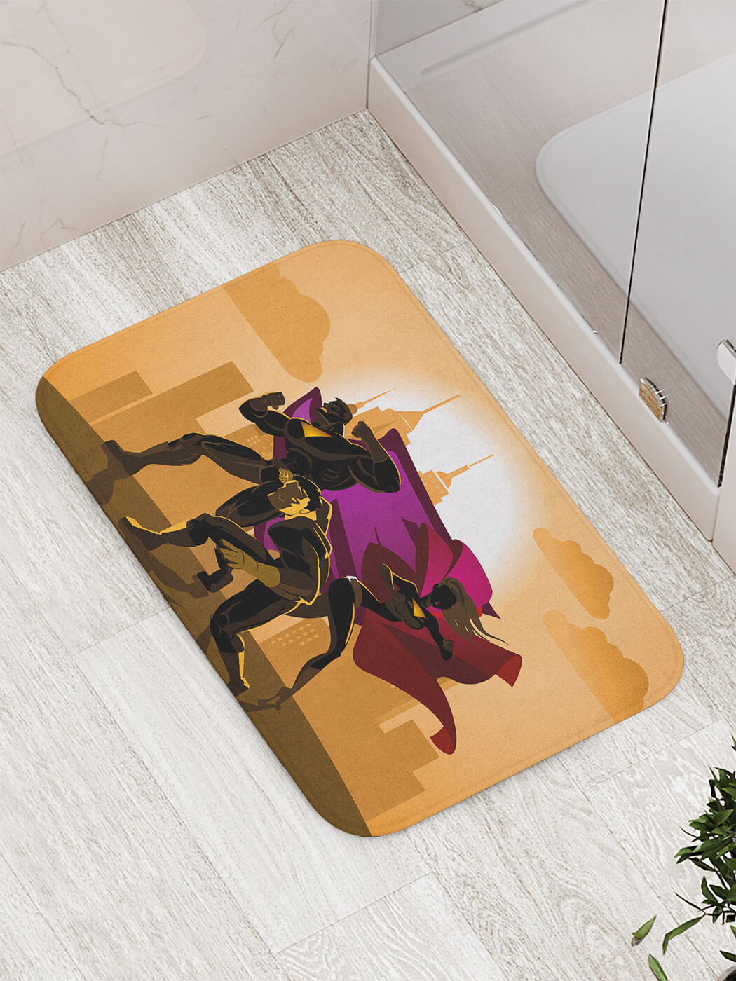 Коврик противоскользящий JoyArty "Супермены на страже" для ванной, сауны, бассейна,77х52см, Супермены на страже
Коврик противоскользящий JoyArty "Супермены на страже" для ванной, сауны, бассейна,77х52см, Супермены на страже