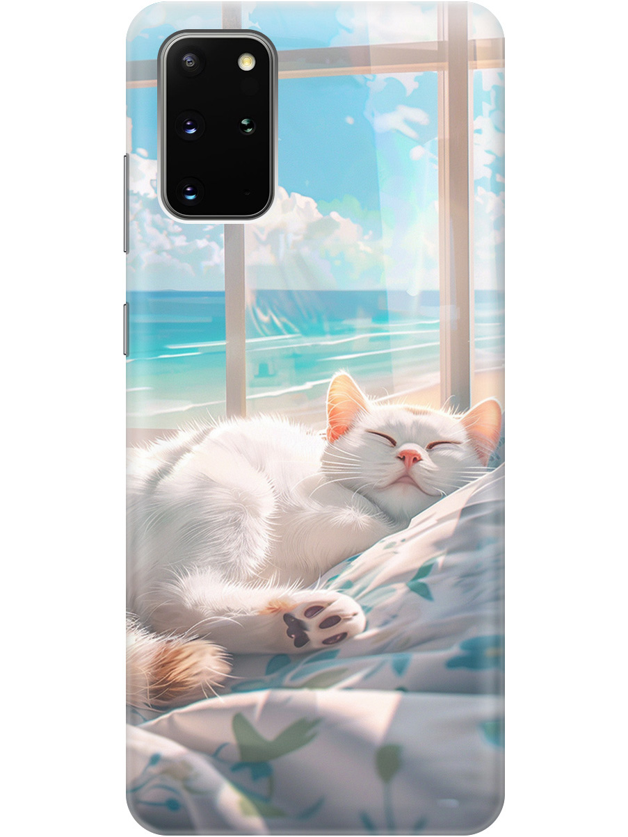 Силиконовый чехол на Samsung Galaxy S20+ с принтом "Отдыхающий котик", Прозрачный;белый;голубой, 722628512
Силиконовый чехол на Samsung Galaxy S20+ с принтом "Отдыхающий котик", Прозрачный;белый;голубой, 722628512