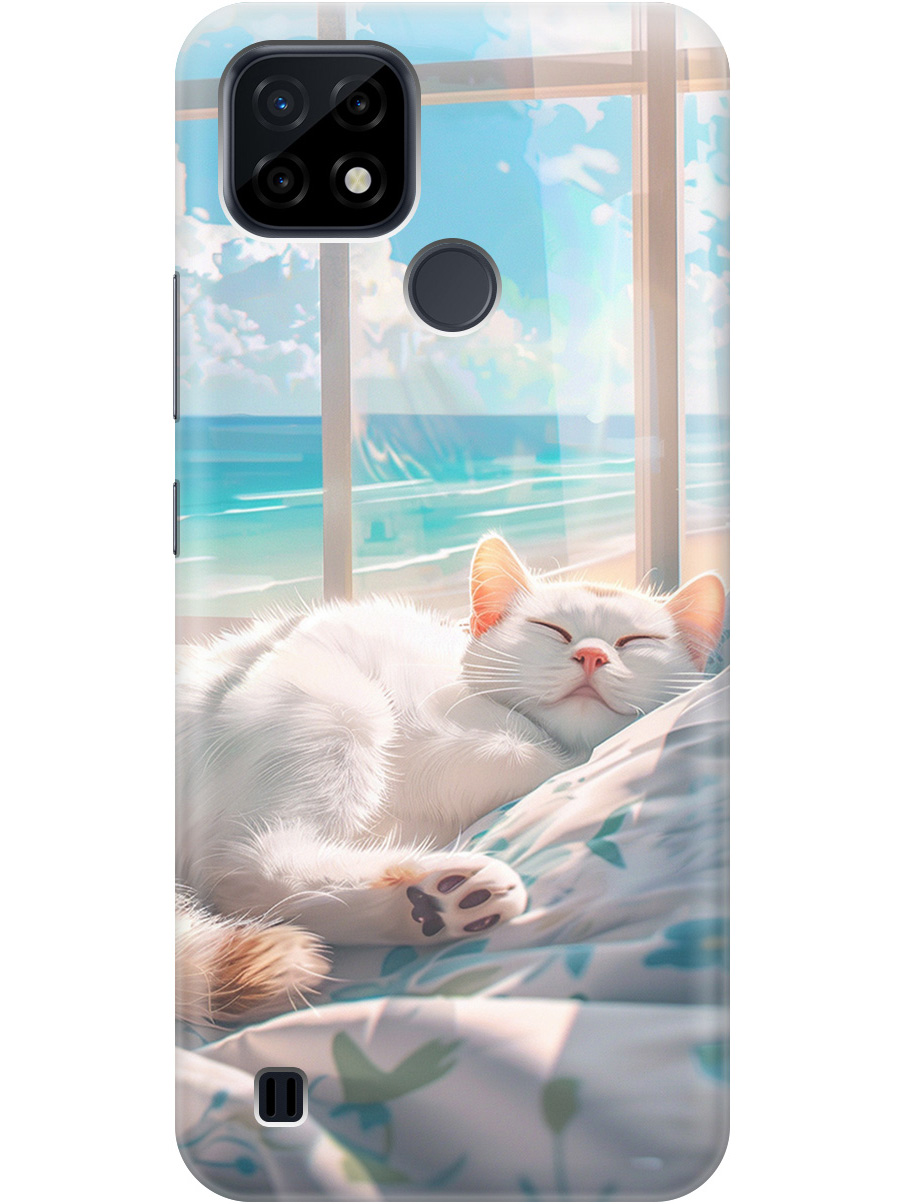 Силиконовый чехол на realme C21 с принтом "Отдыхающий котик", Прозрачный;белый;голубой, 726147512
Силиконовый чехол на realme C21 с принтом "Отдыхающий котик", Прозрачный;белый;голубой, 726147512