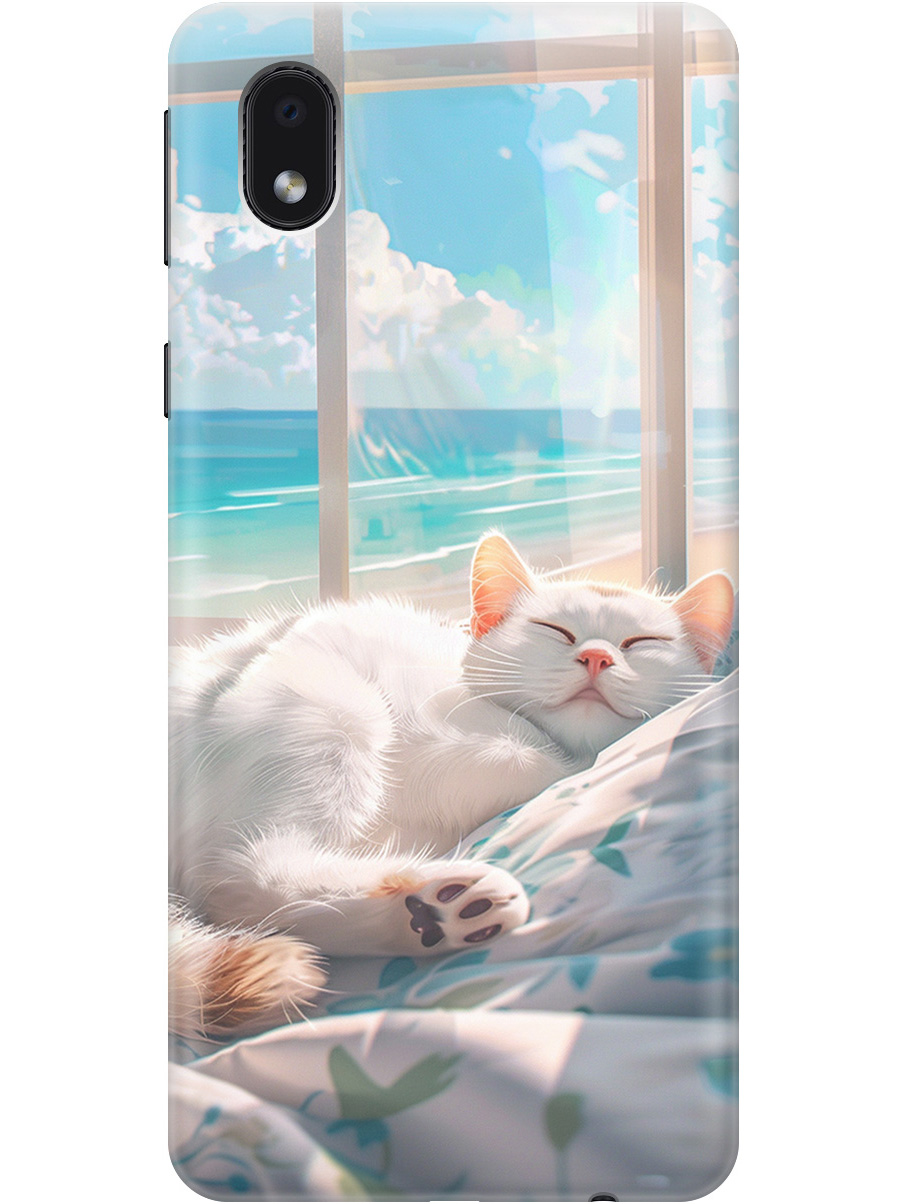 Силиконовый чехол на Samsung Galaxy A01 Core / M01 Core с принтом "Отдыхающий котик", Прозрачный;белый;голубой, 723348312
Силиконовый чехол на Samsung Galaxy A01 Core / M01 Core с принтом "Отдыхающий котик", Прозрачный;белый;голубой, 723348312