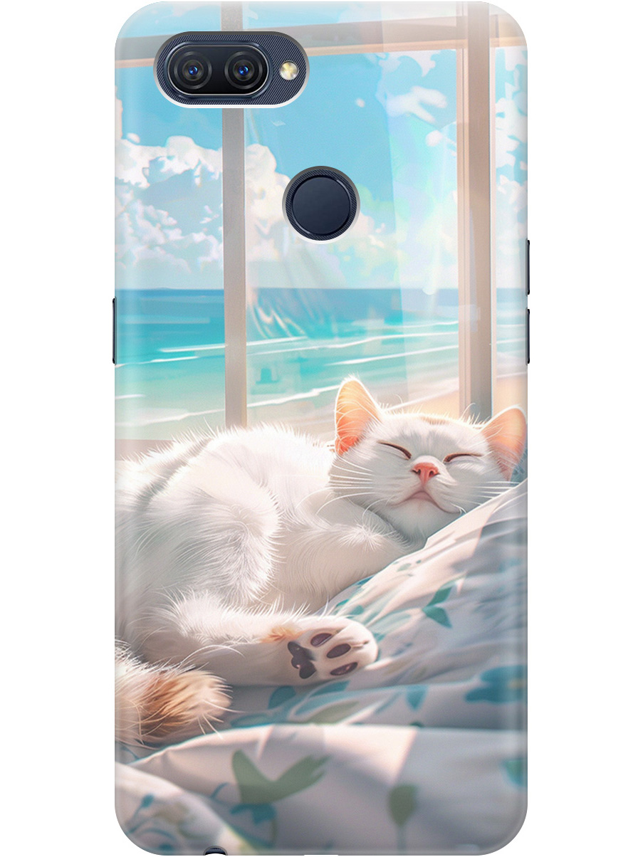 Силиконовый чехол на Oppo A12 / A7 / A5s с принтом "Отдыхающий котик", Прозрачный;белый;голубой, 725455112
Силиконовый чехол на Oppo A12 / A7 / A5s с принтом "Отдыхающий котик", Прозрачный;белый;голубой, 725455112
