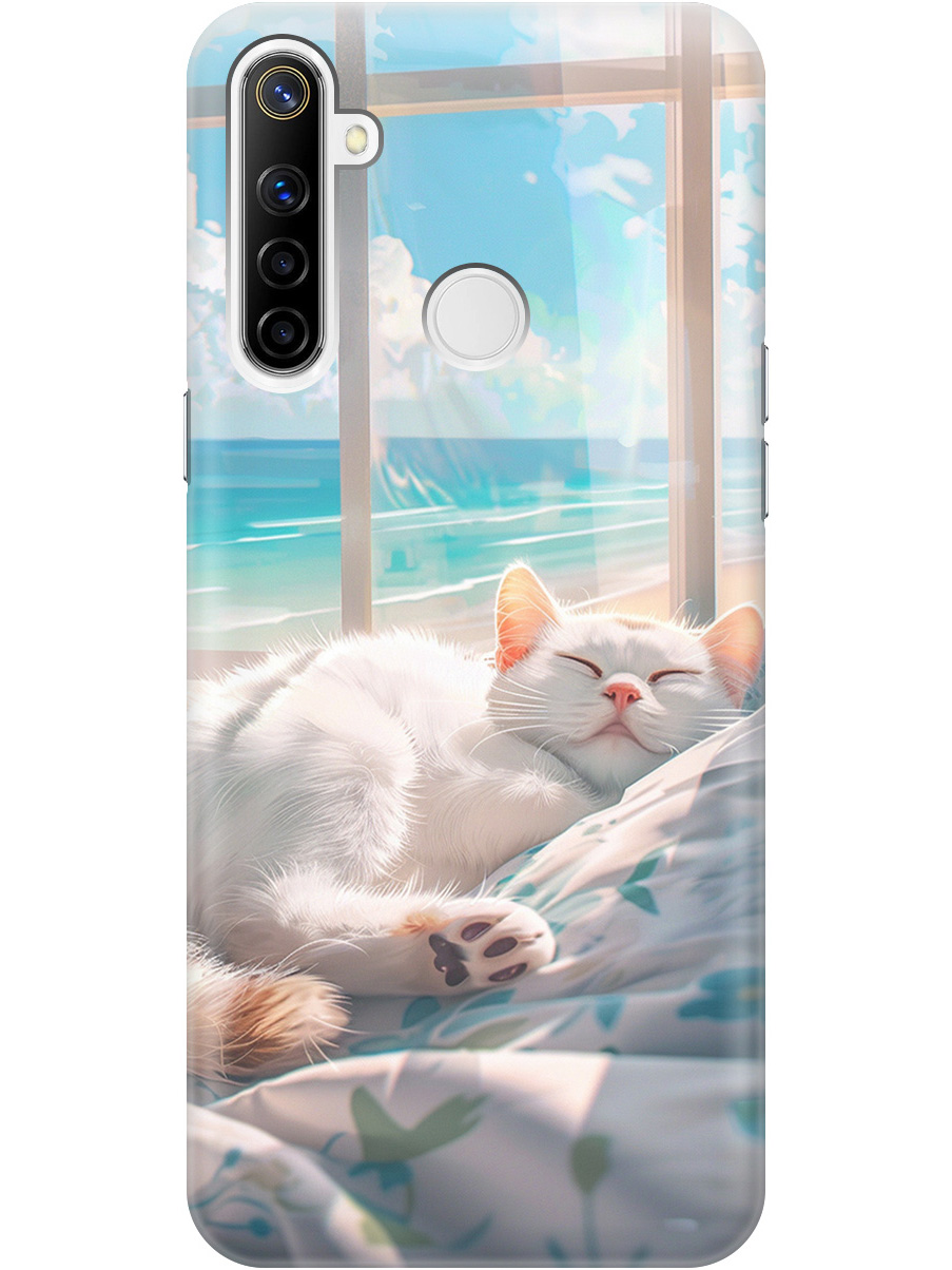 Силиконовый чехол на realme 5 / 6i / C3 с принтом "Отдыхающий котик", Прозрачный;белый;голубой, 726149612
Силиконовый чехол на realme 5 / 6i / C3 с принтом "Отдыхающий котик", Прозрачный;белый;голубой, 726149612
