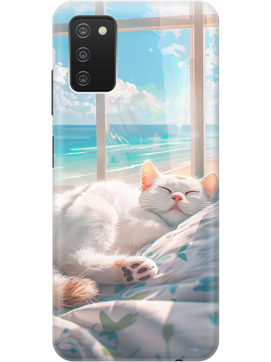 Силиконовый чехол на Samsung Galaxy A03s с принтом "Отдыхающий котик", Прозрачный;белый;голубой, 732241112
Силиконовый чехол на Samsung Galaxy A03s с принтом "Отдыхающий котик", Прозрачный;белый;голубой, 732241112