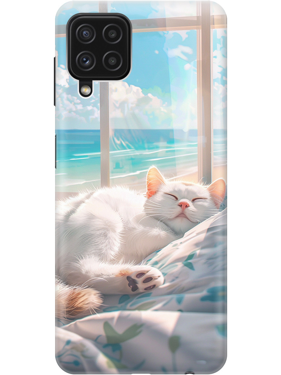 Силиконовый чехол на Samsung Galaxy A22 / M32 / M22 с принтом "Отдыхающий котик", Прозрачный;белый;голубой, 730829512
Силиконовый чехол на Samsung Galaxy A22 / M32 / M22 с принтом "Отдыхающий котик", Прозрачный;белый;голубой, 730829512
