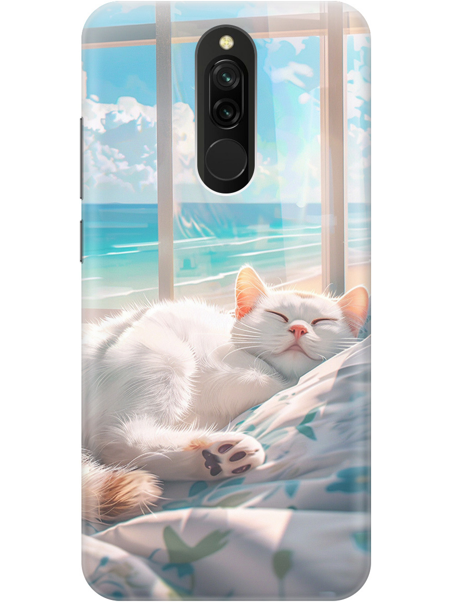 Силиконовый чехол на Xiaomi Redmi 8 с принтом "Отдыхающий котик", Прозрачный;белый;голубой, 722204512
Силиконовый чехол на Xiaomi Redmi 8 с принтом "Отдыхающий котик", Прозрачный;белый;голубой, 722204512