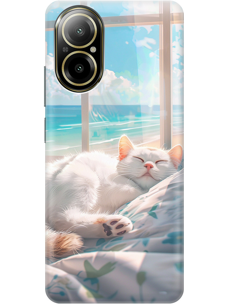 Силиконовый чехол на Realme C67 с принтом "Отдыхающий котик", Прозрачный;белый;голубой, 780484612
Силиконовый чехол на Realme C67 с принтом "Отдыхающий котик", Прозрачный;белый;голубой, 780484612