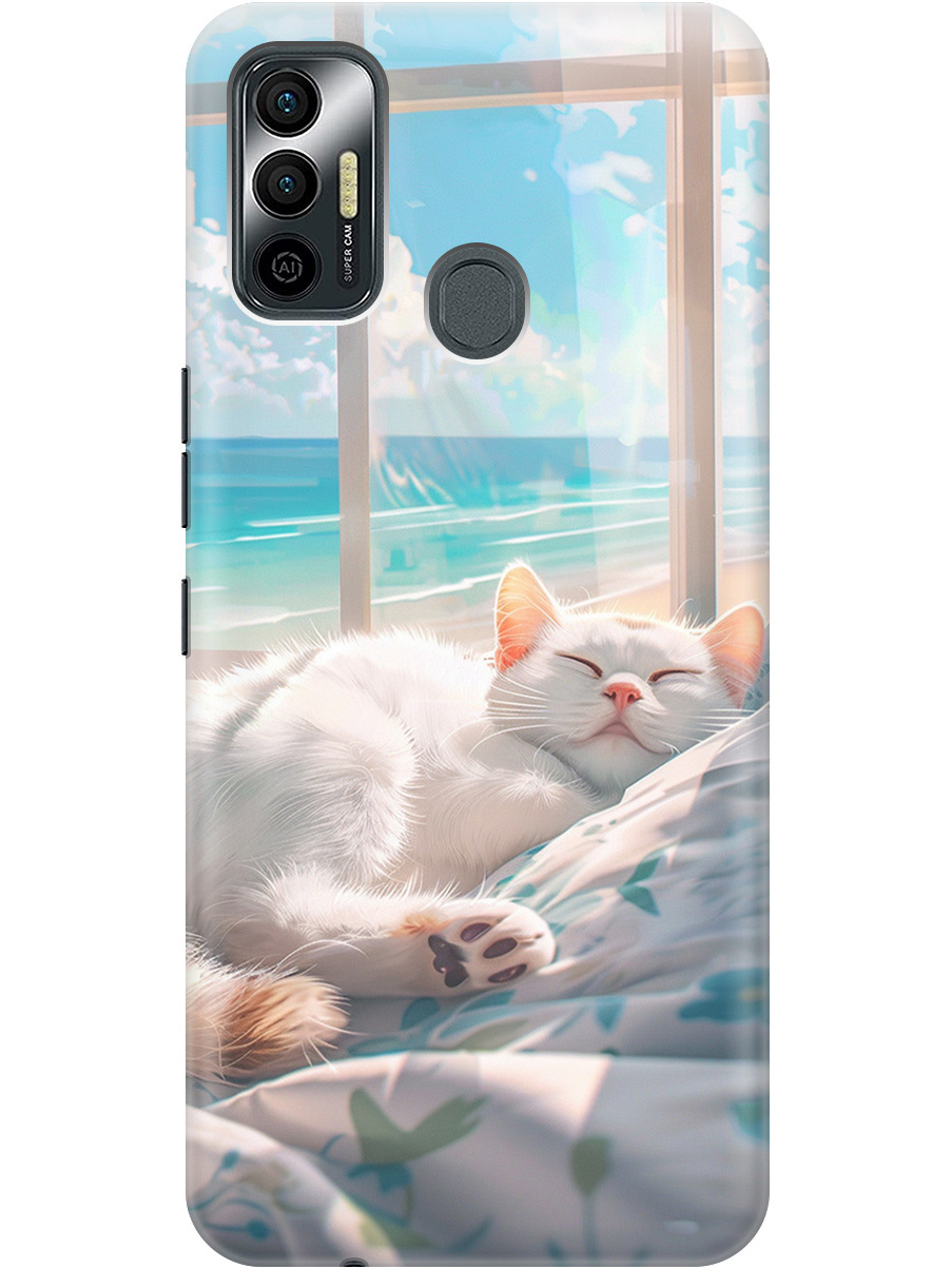 Силиконовый чехол на Tecno Spark 7 с принтом "Отдыхающий котик", Прозрачный;белый;голубой, 741736112
Силиконовый чехол на Tecno Spark 7 с принтом "Отдыхающий котик", Прозрачный;белый;голубой, 741736112