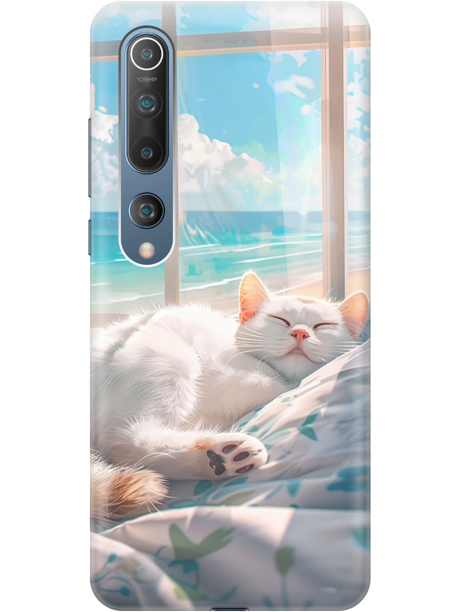 Силиконовый чехол на Xiaomi Mi 10 с принтом "Отдыхающий котик", Прозрачный;белый;голубой, 722821112
Силиконовый чехол на Xiaomi Mi 10 с принтом "Отдыхающий котик", Прозрачный;белый;голубой, 722821112