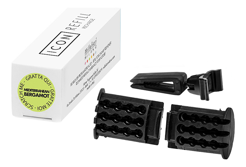 Ароматический картридж для авто Средиземноморский бергамот Millefiori Milano Refill Icon, 370666
Ароматический картридж для авто Средиземноморский бергамот Millefiori Milano Refill Icon, 370666