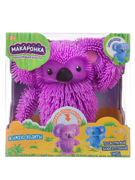 Игрушка интерактивная Abtoys Макаронка Коала фиолетовая, ходит, звук. и муз. эф. PT-01570, Фиолетовый
Игрушка интерактивная Abtoys Макаронка Коала фиолетовая, ходит, звук. и муз. эф. PT-01570, Фиолетовый