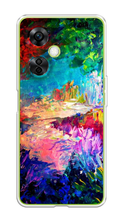 Чехол на OnePlus Nord N30 5G/CE3 5G/CE3 Lite "Лес-гуашь", Синий;розовый;зеленый, 153750-4 
Чехол на OnePlus Nord N30 5G/CE3 5G/CE3 Lite "Лес-гуашь", Синий;розовый;зеленый, 153750-4