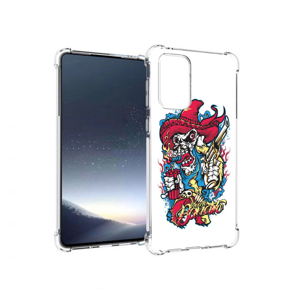 Чехол MyPads Tocco для Samsung Galaxy A73 нарисованный скелет с писталетом, Прозрачный, Tocco
Чехол MyPads Tocco для Samsung Galaxy A73 нарисованный скелет с писталетом, Прозрачный, Tocco