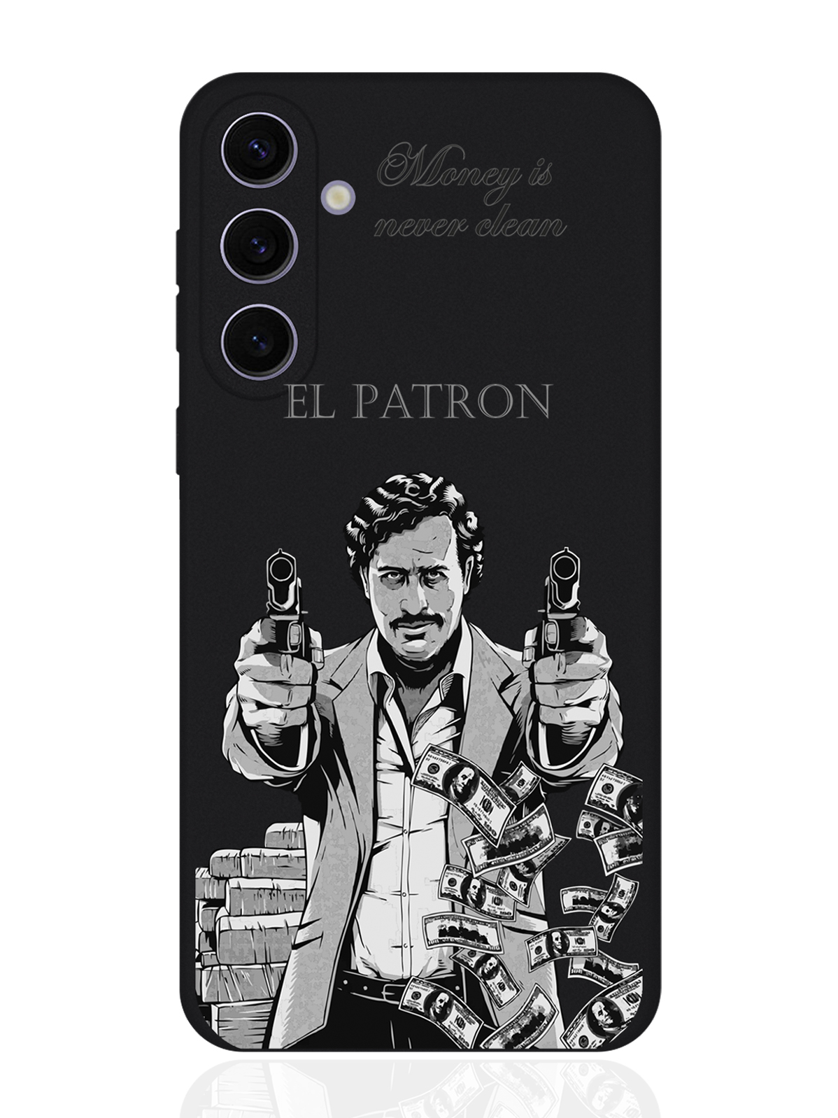Чехол для смартфона Samsung S24 Plus черный силиконовый El Patron Pablo Escobar, Серый;черный, Samsung
Чехол для смартфона Samsung S24 Plus черный силиконовый El Patron Pablo Escobar, Серый;черный, Samsung
