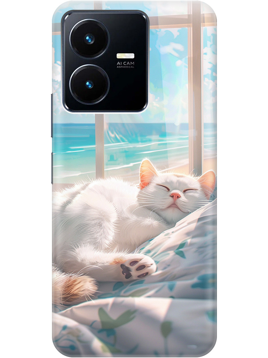 Силиконовый чехол на Vivo Y22 с принтом "Отдыхающий котик", Прозрачный;белый;голубой, 766400612
Силиконовый чехол на Vivo Y22 с принтом "Отдыхающий котик", Прозрачный;белый;голубой, 766400612