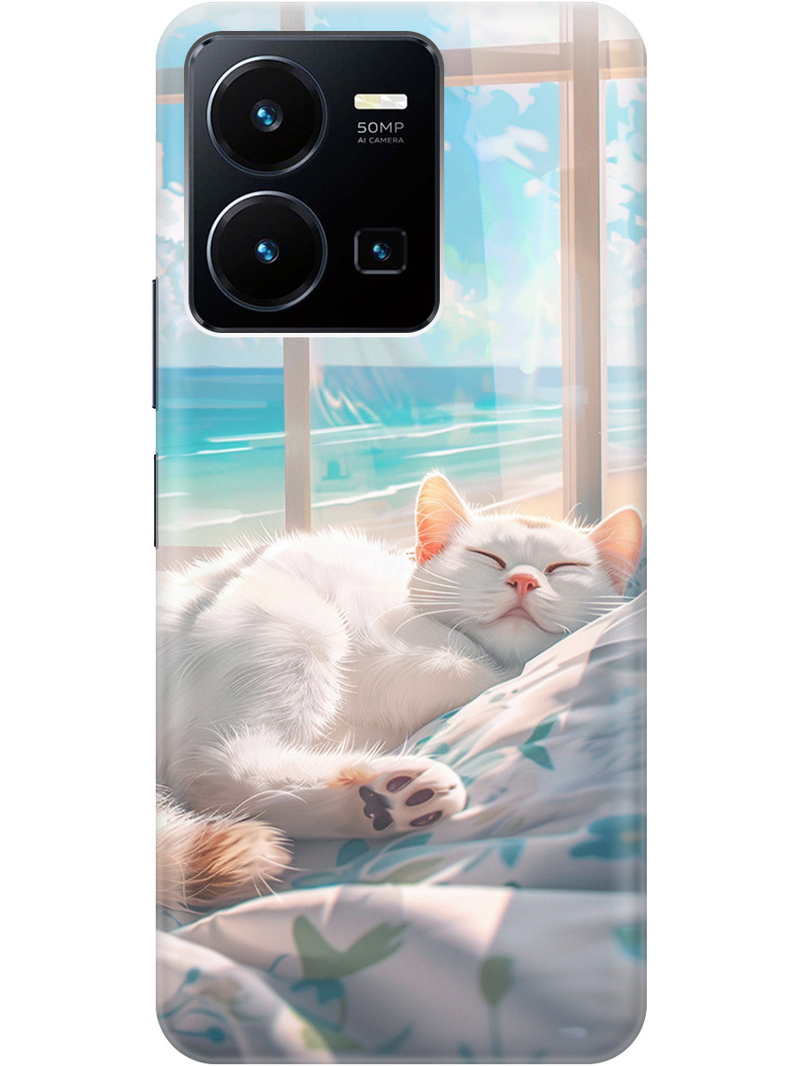 Силиконовый чехол на Vivo Y35 с принтом "Отдыхающий котик", Прозрачный;белый;голубой, 743695012
Силиконовый чехол на Vivo Y35 с принтом "Отдыхающий котик", Прозрачный;белый;голубой, 743695012