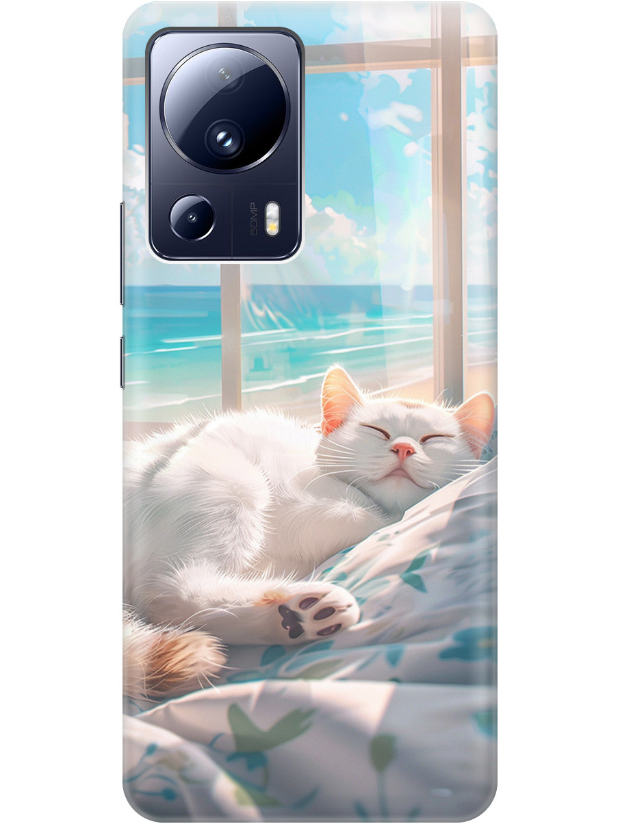 Силиконовый чехол на Xiaomi 13 Lite с принтом "Отдыхающий котик", Прозрачный;белый;голубой, 768741212
Силиконовый чехол на Xiaomi 13 Lite с принтом "Отдыхающий котик", Прозрачный;белый;голубой, 768741212