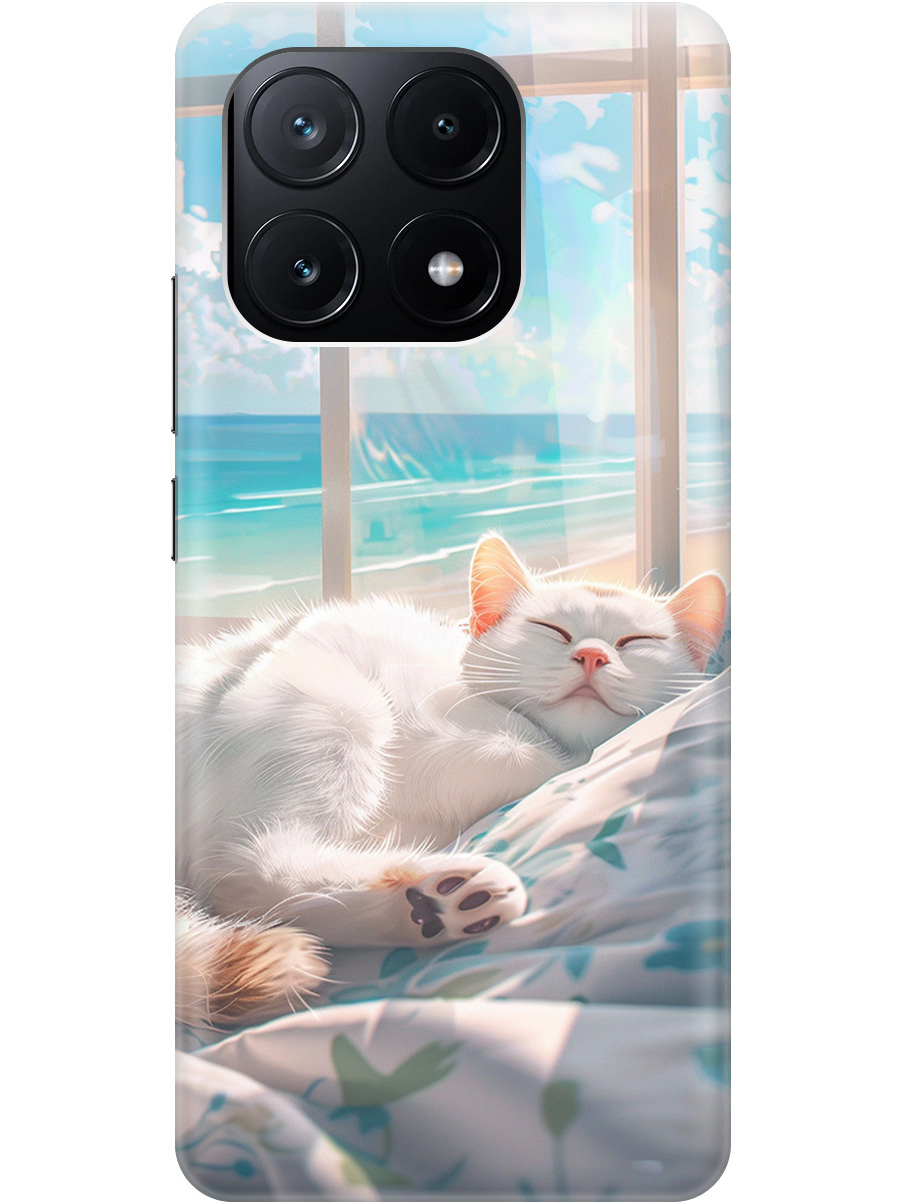 Силиконовый чехол на Xiaomi Poco X6 Pro 5G с принтом "Отдыхающий котик", Прозрачный;белый;голубой, 780484112
Силиконовый чехол на Xiaomi Poco X6 Pro 5G с принтом "Отдыхающий котик", Прозрачный;белый;голубой, 780484112