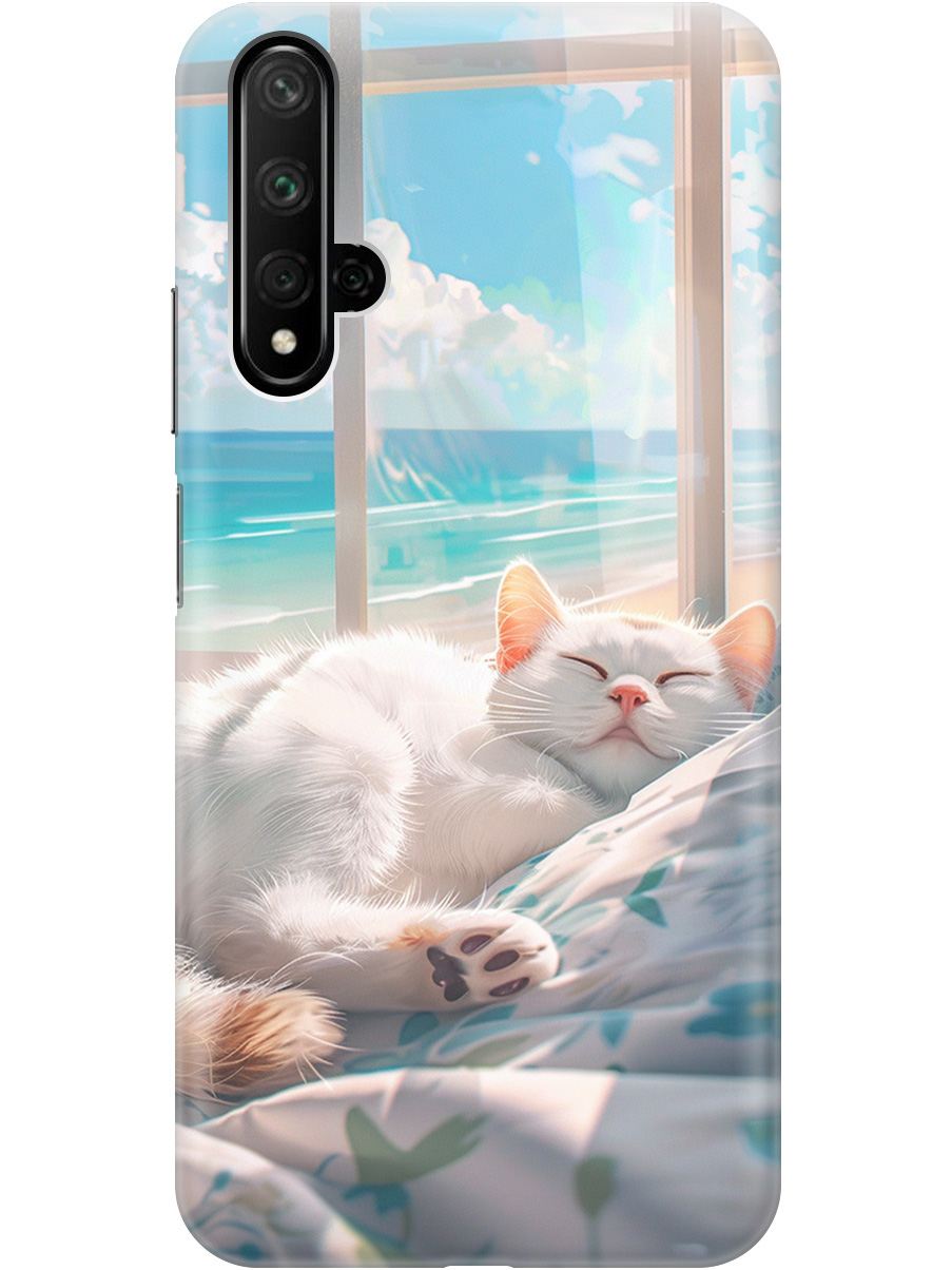 Силиконовый чехол на Honor 20 / Huawei Nova 5T с принтом "Отдыхающий котик", Прозрачный;белый;голубой, 721508912
Силиконовый чехол на Honor 20 / Huawei Nova 5T с принтом "Отдыхающий котик", Прозрачный;белый;голубой, 721508912